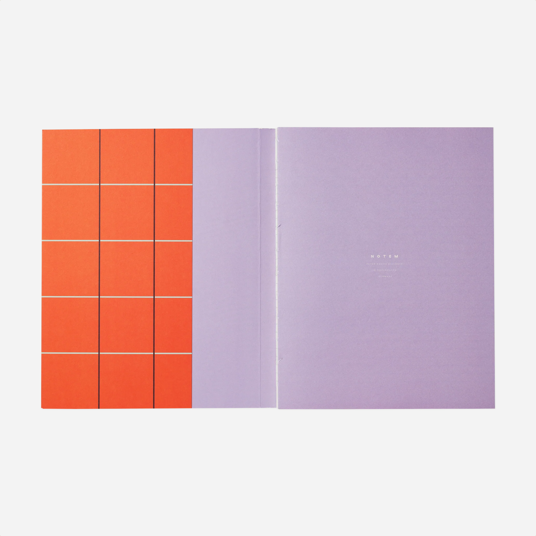 Užrašinė. UMA Notebook Large [Orange Check]