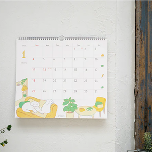 Sieninis kalendorius. Calendar Wall Hanging 2026 [Dog]