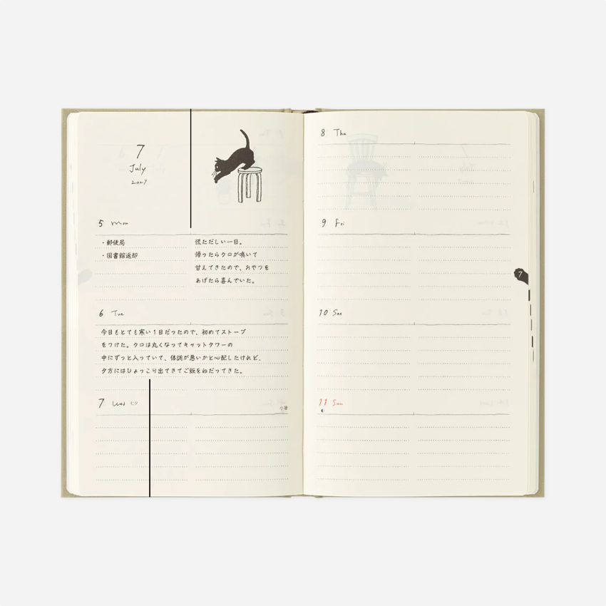 Kalendorinė planuotė. Book Style Diary [B6] Cat 2027