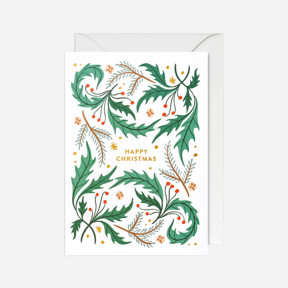 Atvirukas. Decorative Holly