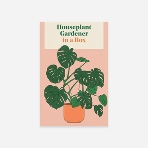 Kortelės. Houseplant Gardener in a Box