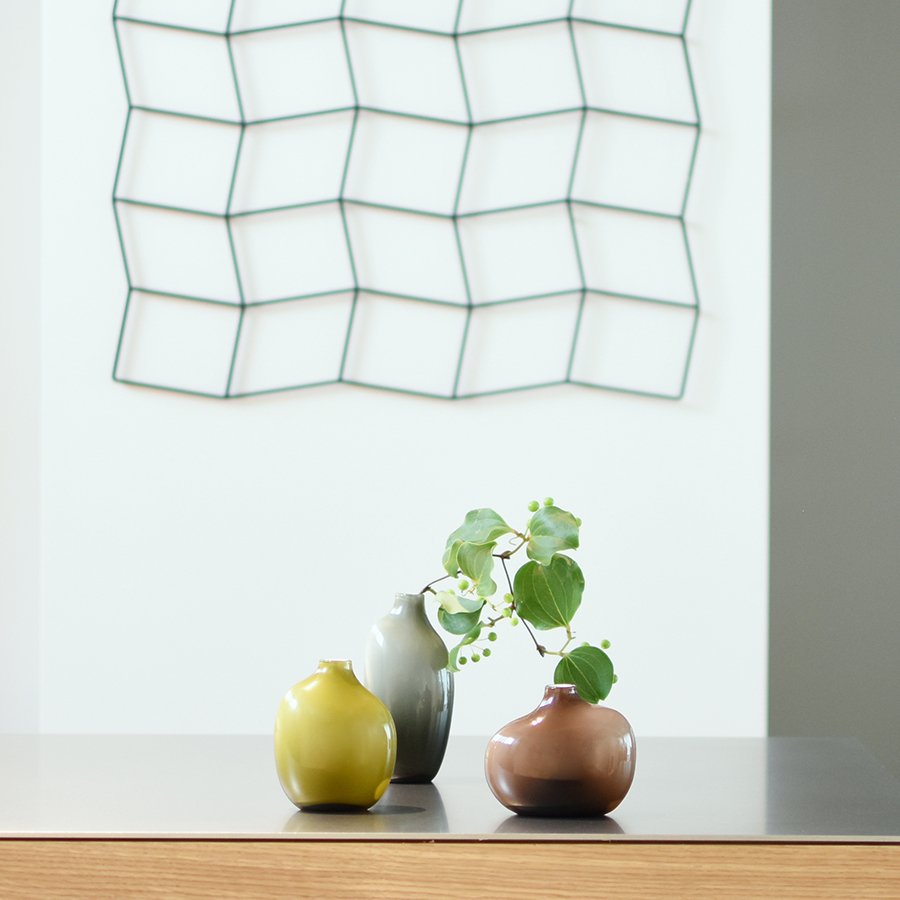 Vaza. SACCO Vase Glass 03 [Gray]