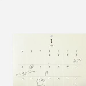 Sieninis kalendorius. MD Calendar Folded Wall-Hanging [A3] 2026