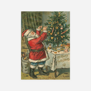 Dėlionė. John Derian Paper Goods: Santa Trims the Tree