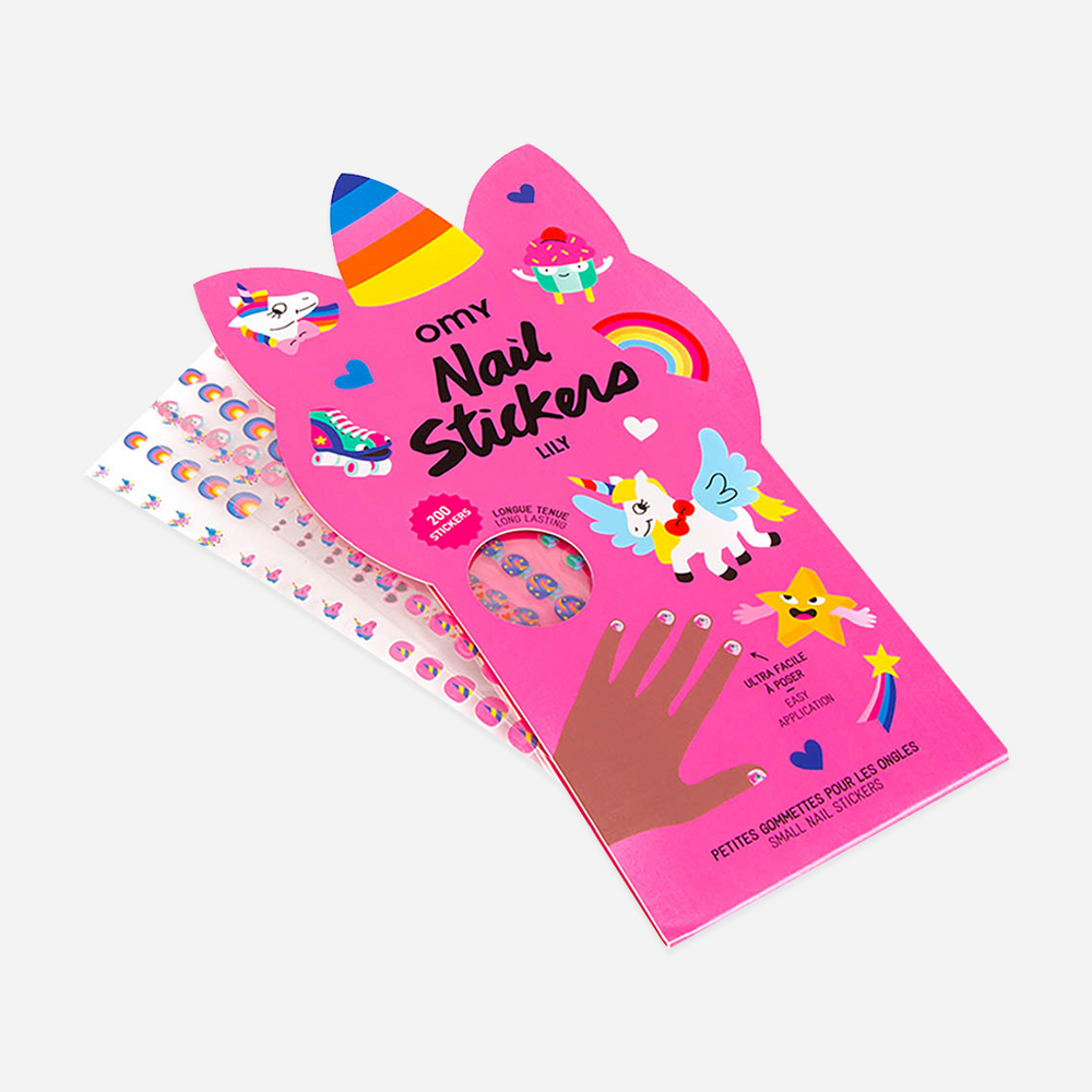 Nagų lipdukai. Lily