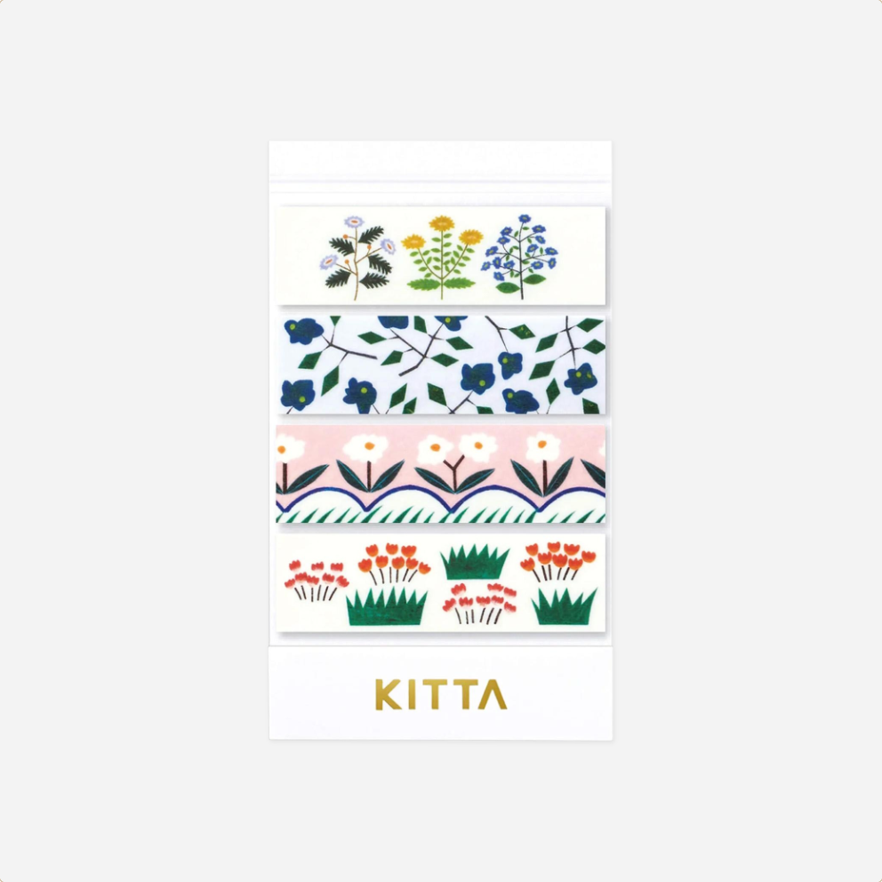 Lipni juostelė. Collage Washi Tape  [Flower]