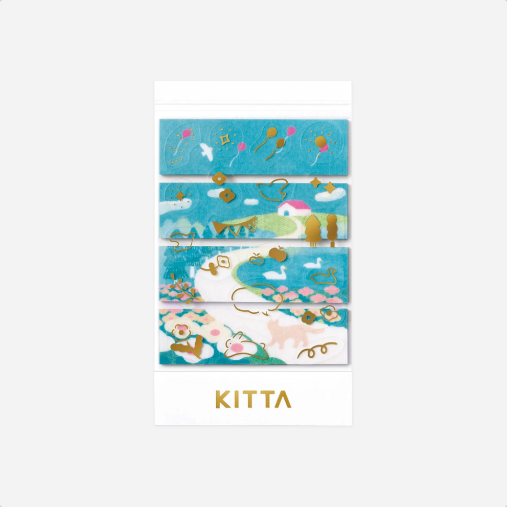 Lipni juostelė. Collage Washi Tape [Hill]