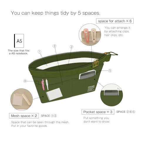 Dėklas. Mesh Carry Pouch