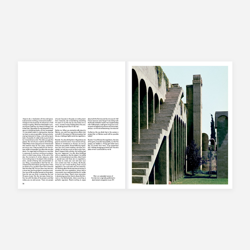 Knyga. La Fábrica, Ricardo Bofill