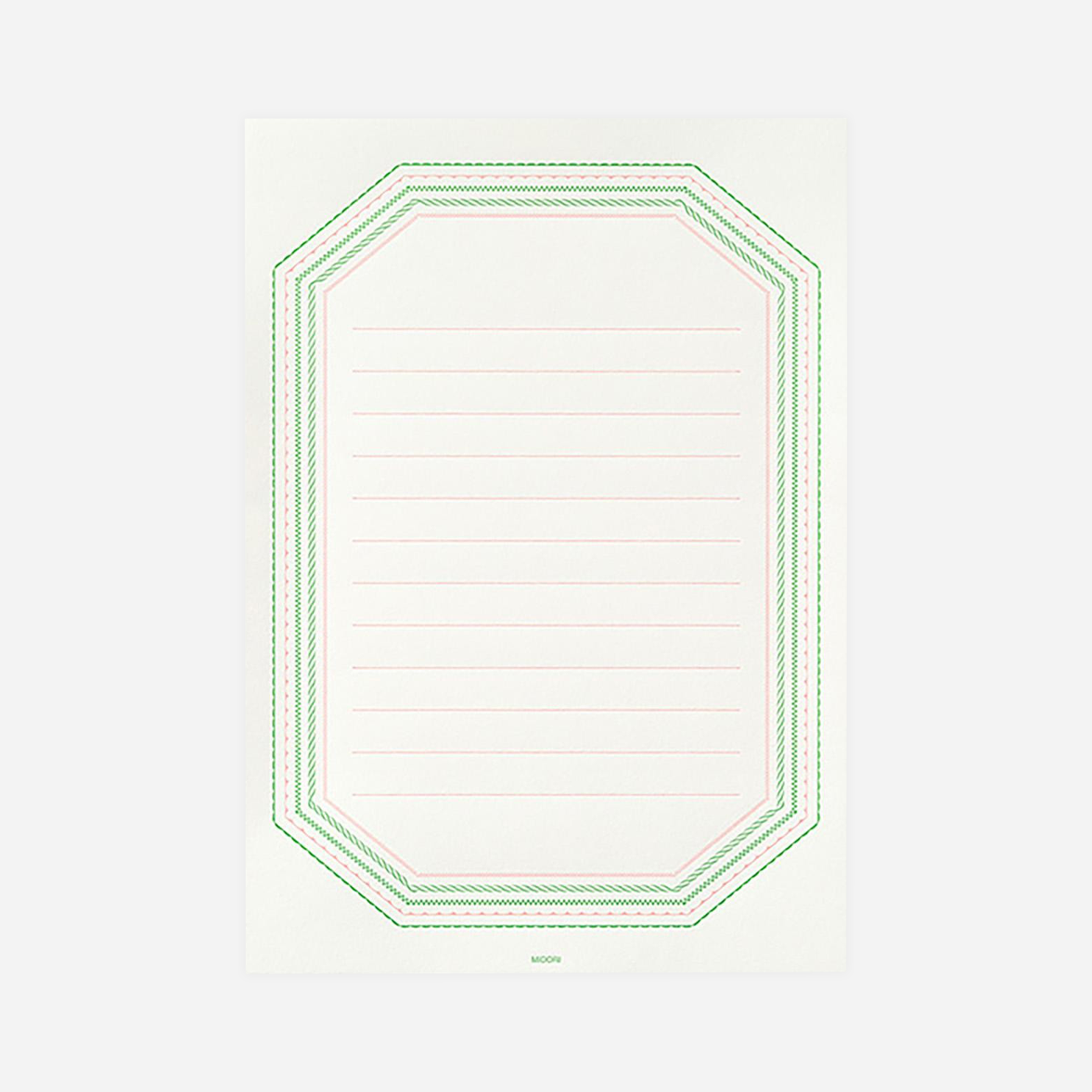 Japoniškas laiškų rinkinys. Frame Pink