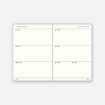 Kalendorinė planuotė. Savaitinė horizontali [A5] 2024