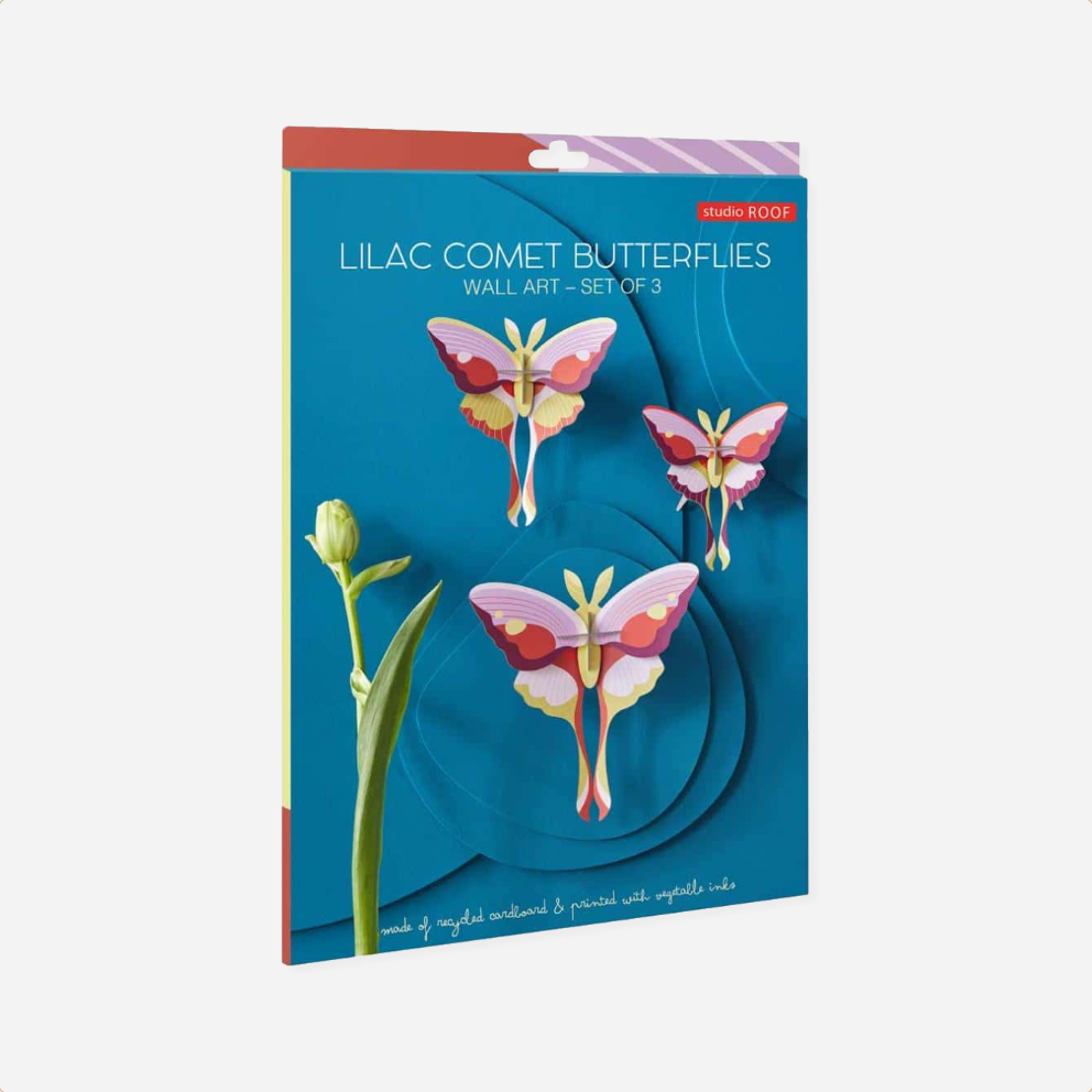 Dėlionė. Big Insects [Lilac Comet Butterflies]