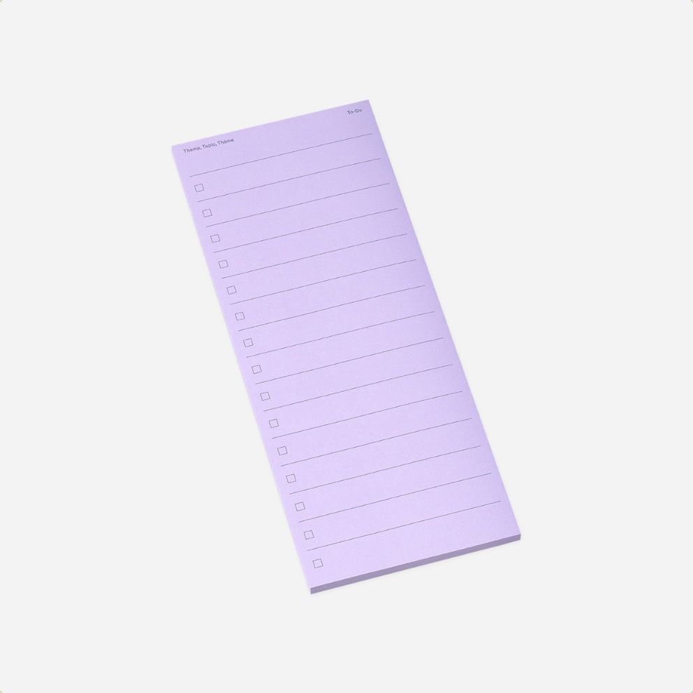 Planavimo blokas. Sticky To Do List [Lilac Silk]