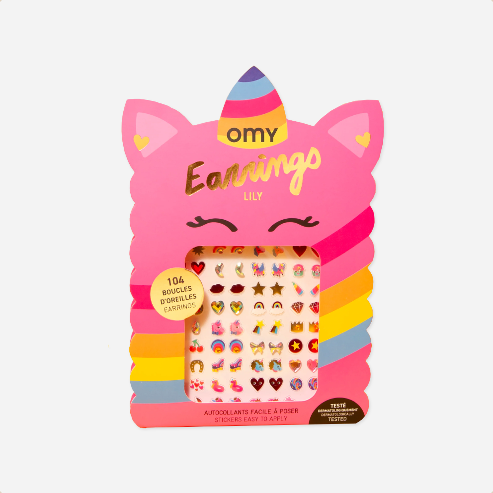 Priklijuojami auskarai. Earrings Lily