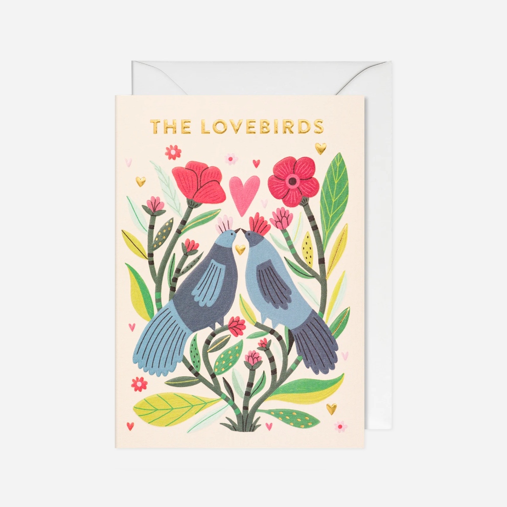 Atvirukas. The Lovebirds