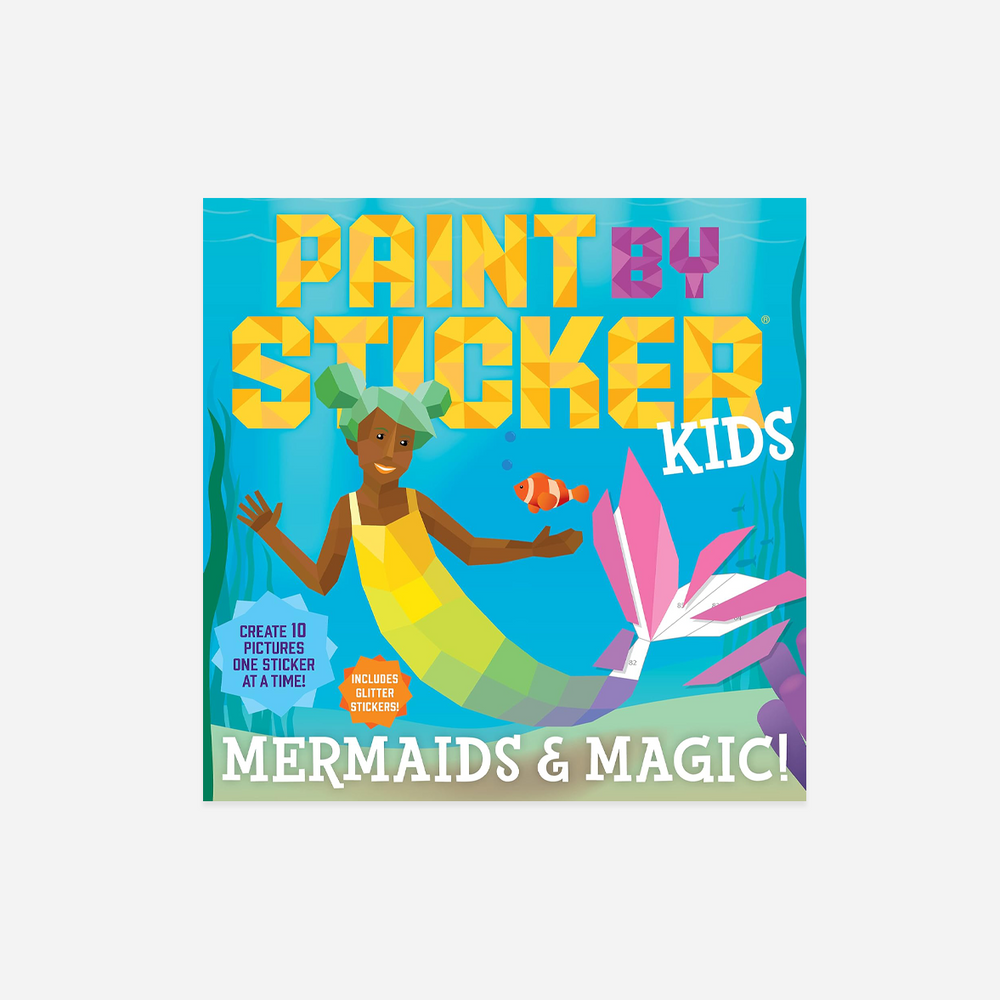 Užduočių knyga. Paint by Sticker Kids Mermaids & Magic!