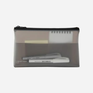 Dėklas. Clear Soft Pouch [Black]