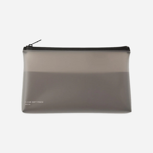 Dėklas. Clear Soft Pouch [Black]