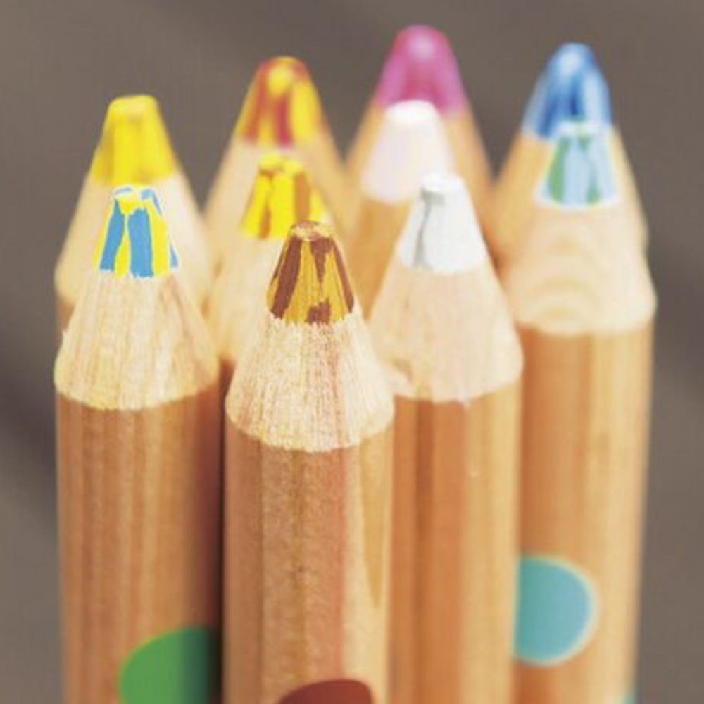 Pieštukų rinkinys. 10 Mixed Colored Pencils