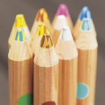 Pieštukų rinkinys. 10 Mixed Colored Pencils