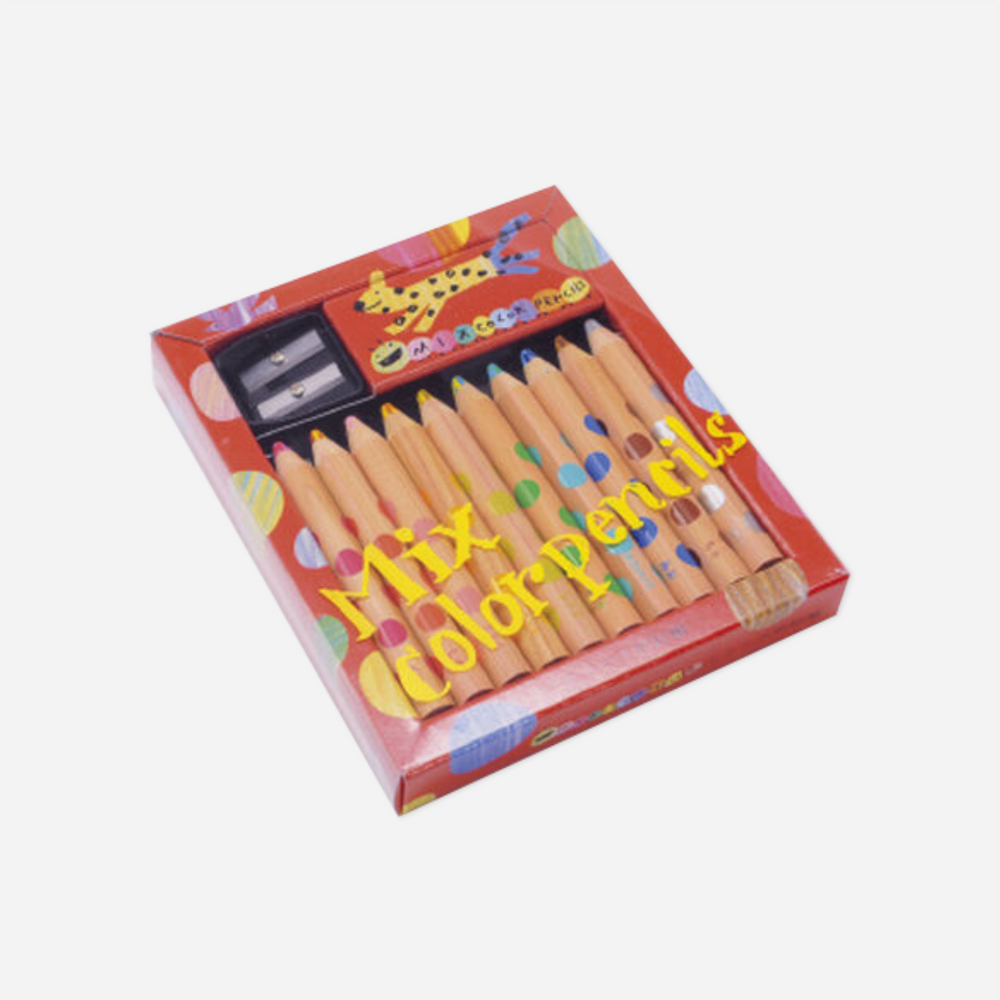 Pieštukų rinkinys. 10 Mixed Colored Pencils