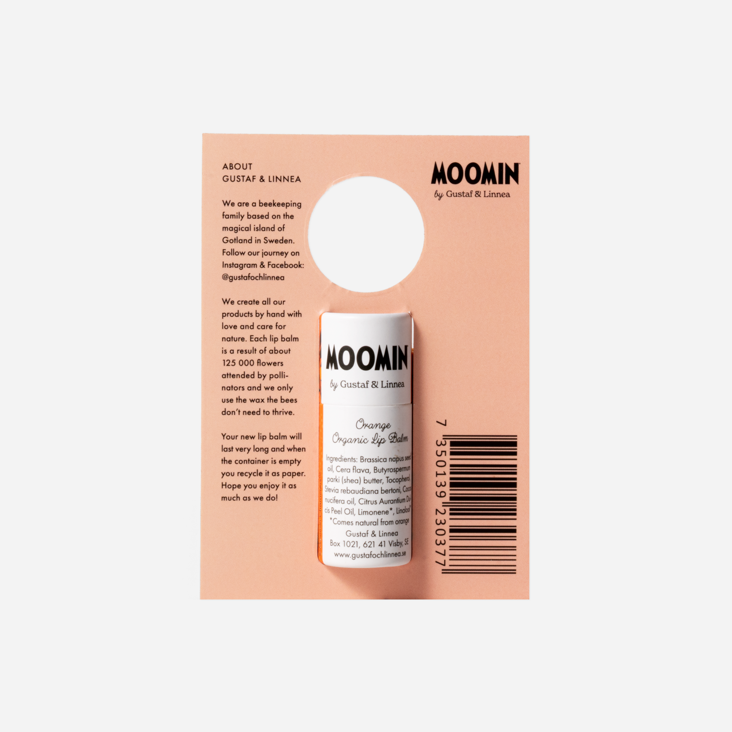 Lūpų balzamas. Moomin Lip Balm [Orange]