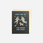 Atvirukas. Love You to The Moon and Back