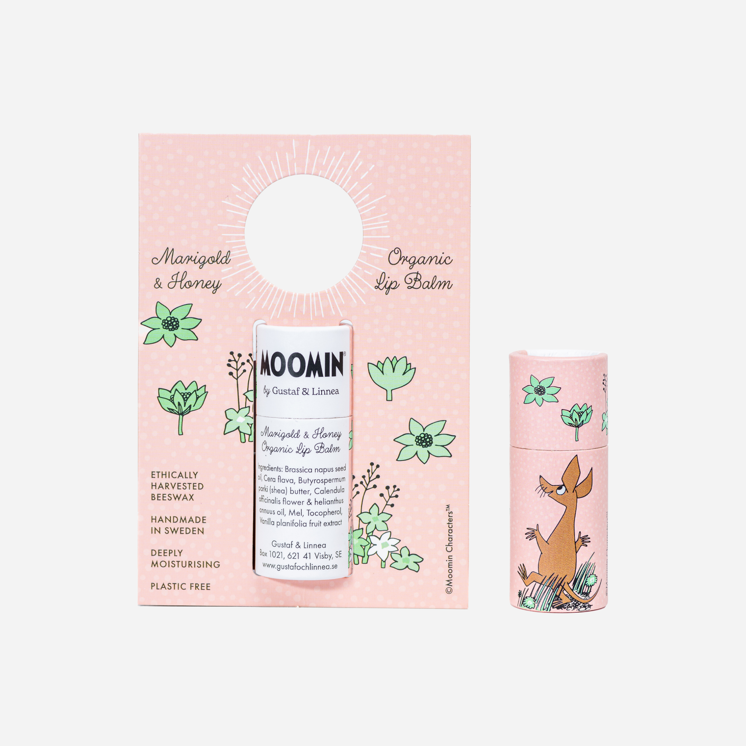 Lūpų balzamas. Moomin Lip Balm [Marigold & Honey]