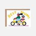 Atvirukas. Best Mum Bike Ride