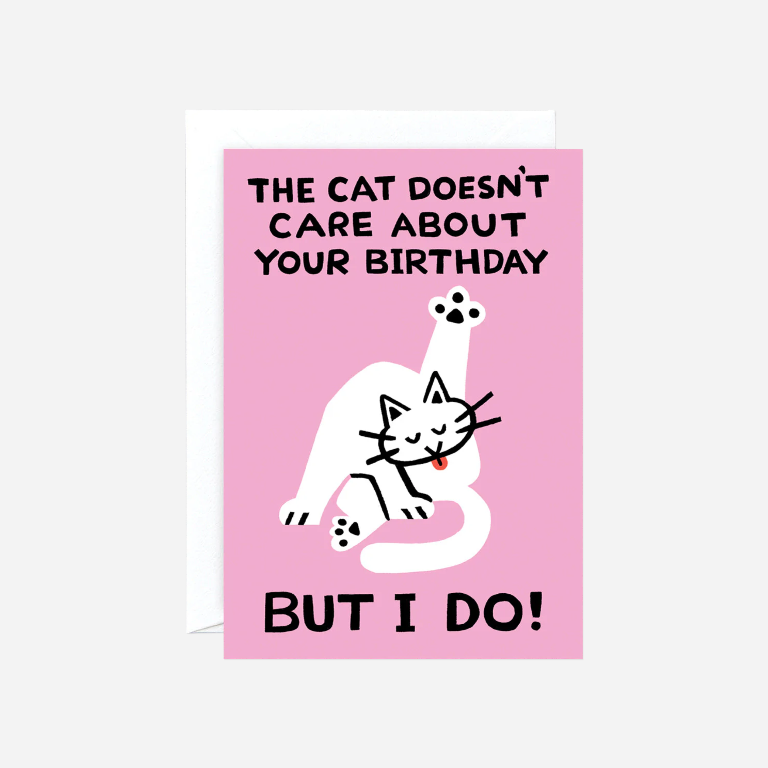 Atvirukas. The Cat Doesn't Care