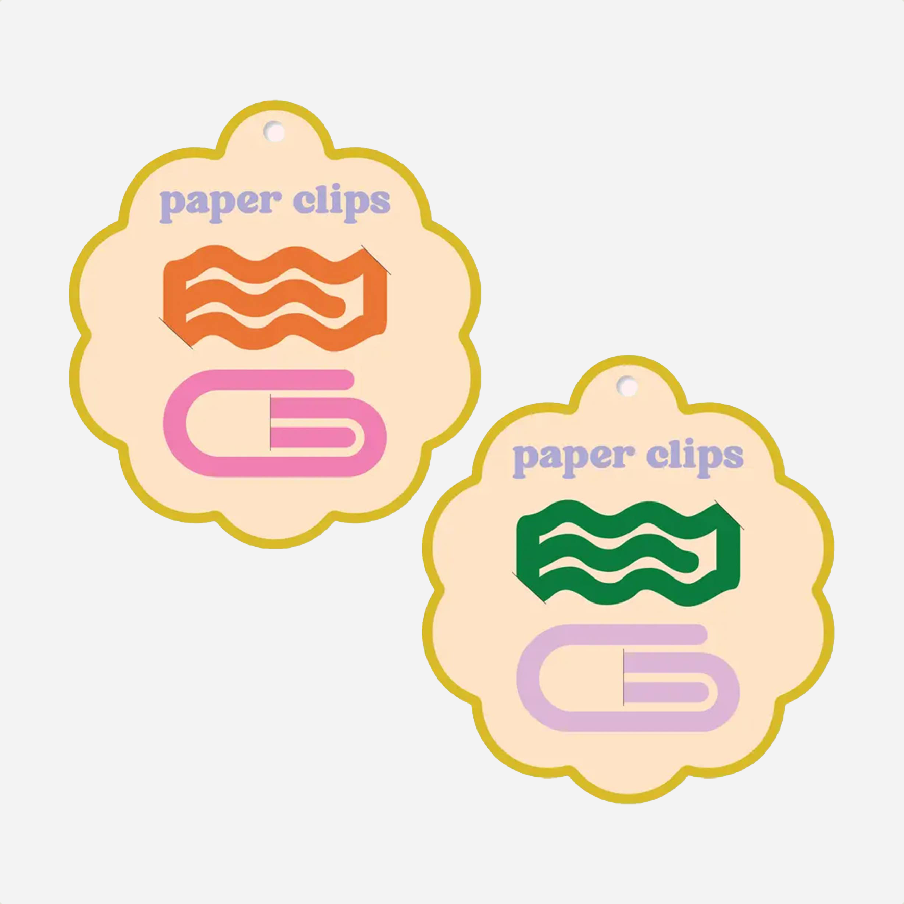 Segtukas. Paper Clips Bookmarks