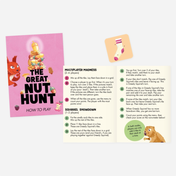 Žaidimas. The Great Nut Hunt