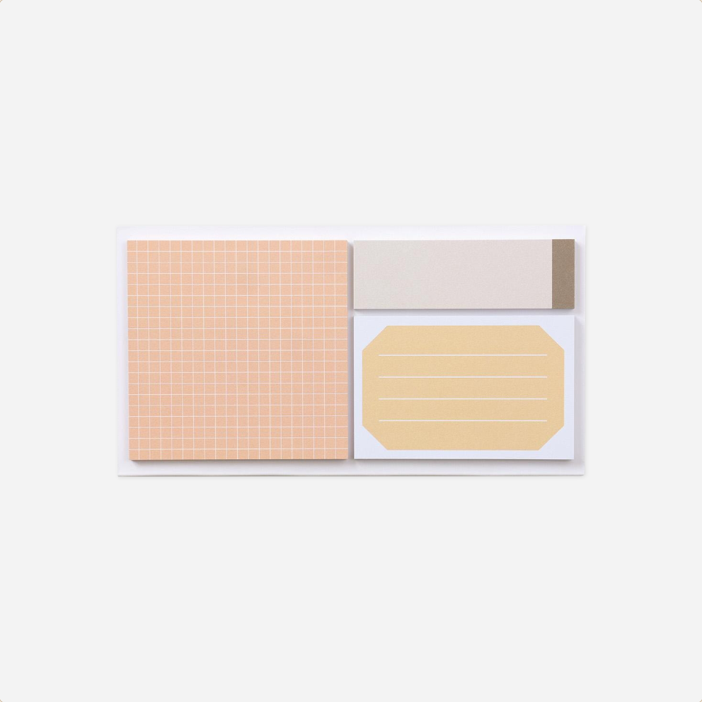 Lipnūs lapeliai. EMILY Sticky Note Assortment