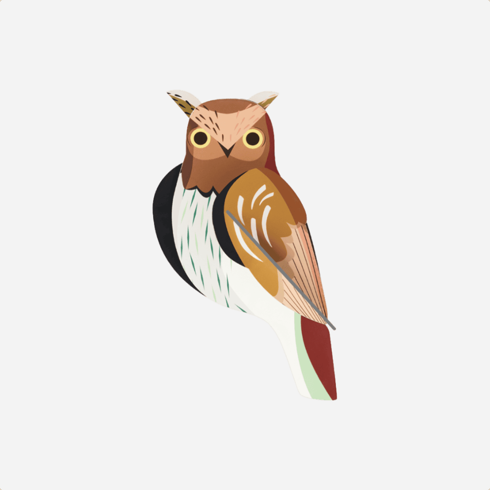 Dėlionė. Garden Bird [Tawny Owl]