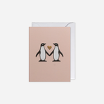 Atvirukas. Love Heart Penguins