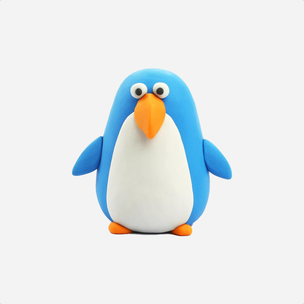Žaidimas. Air-Dry Clay [Penguin]
