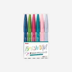 Rašiklių rinkinys. Brush Touch Sign Pen Set