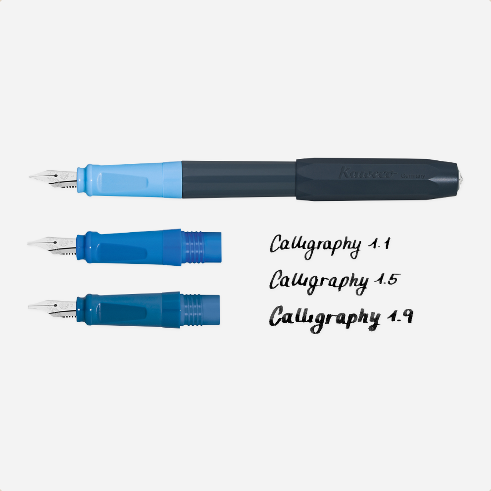 Kaligrafinis rinkinys. Perkeo Calligraphy Set Blue