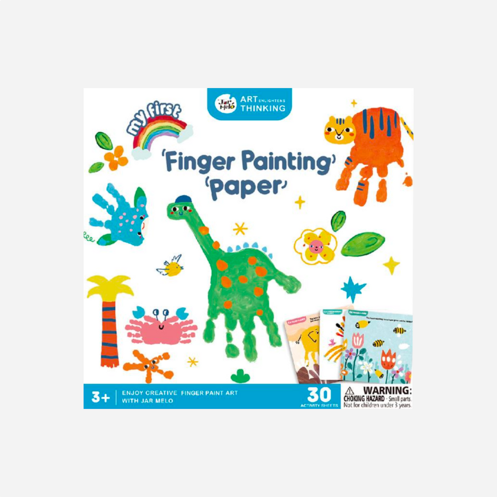 Knyga. Užduočių rinkinys Finger Painting Paper