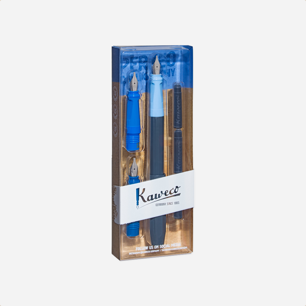 Kaligrafinis rinkinys. Perkeo Calligraphy Set Blue