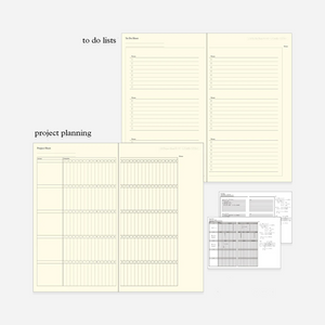 Kalendorinė planuotė. Professional Diary Slim 2026 [Black]