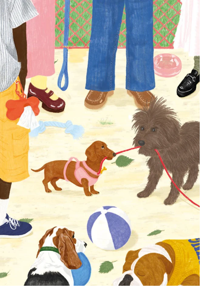 Dėlionė. Walking the Dog