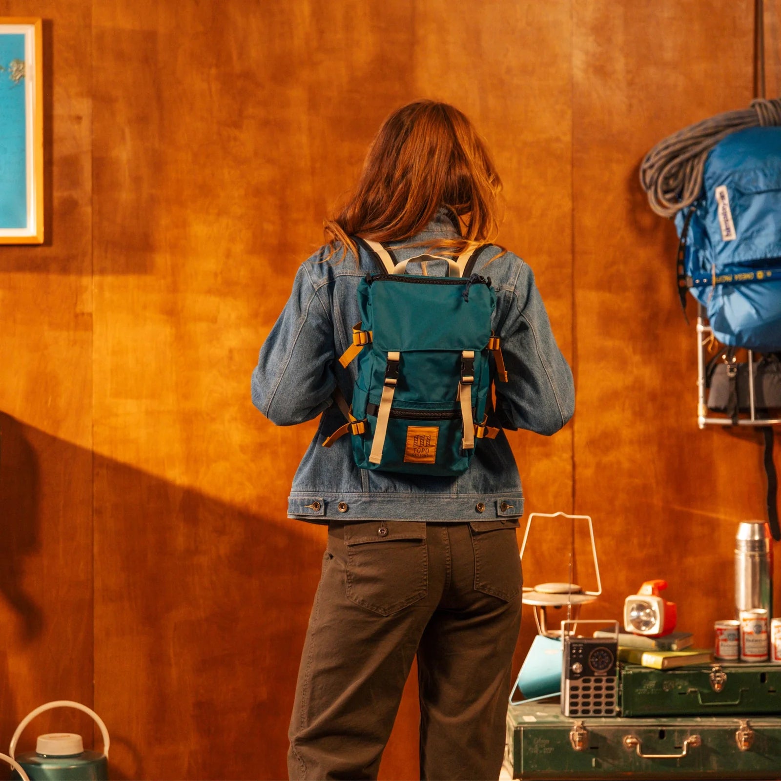 Kuprinė. Rover Pack Mini [Oil Green/Dark Pine]