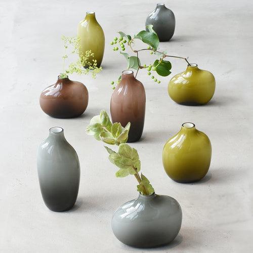 Vaza. SACCO Vase Glass 03 [Gray]