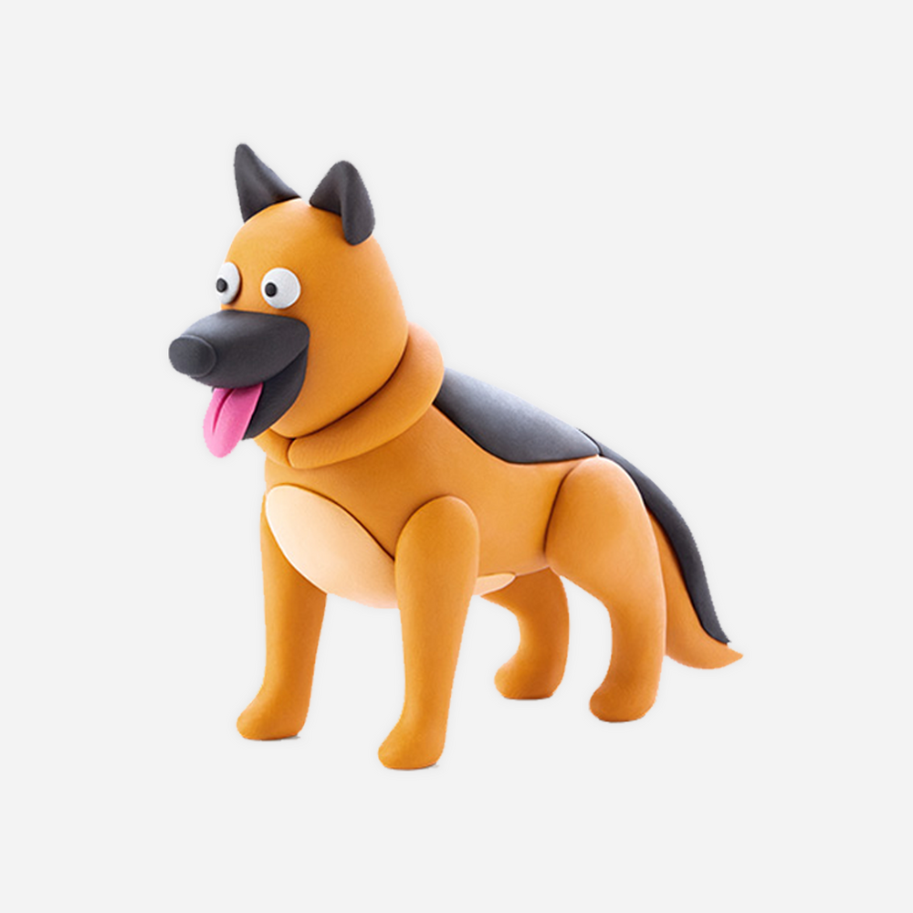 Žaidimas. Air-Dry Clay [Dog Story 2]