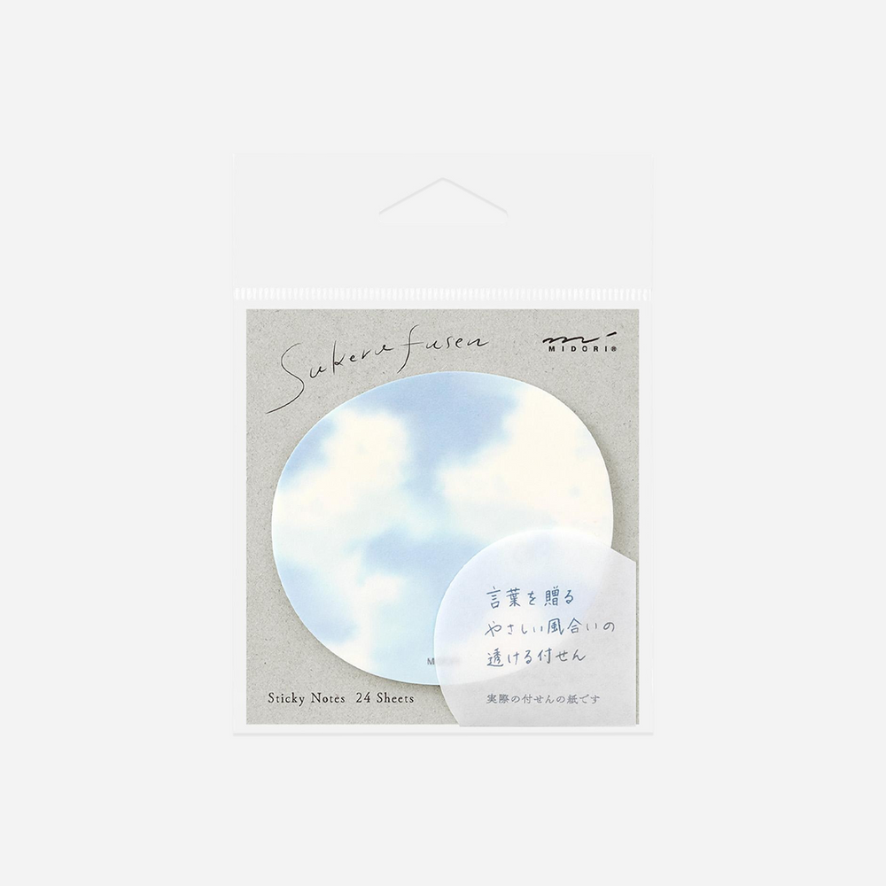 Lipnūs lapeliai. Transparency Sky [Light Blue]