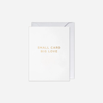 Atvirukas. Small Card Big Love
