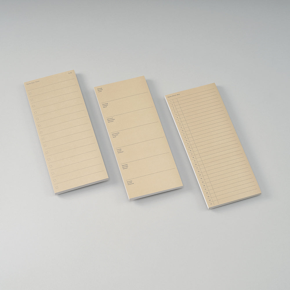 Planavimo blokas. Sticky Monthly Planner [Fango]