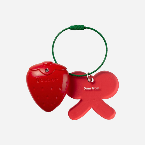 Raktų pakabukas. Strawberry Crayon Keyring