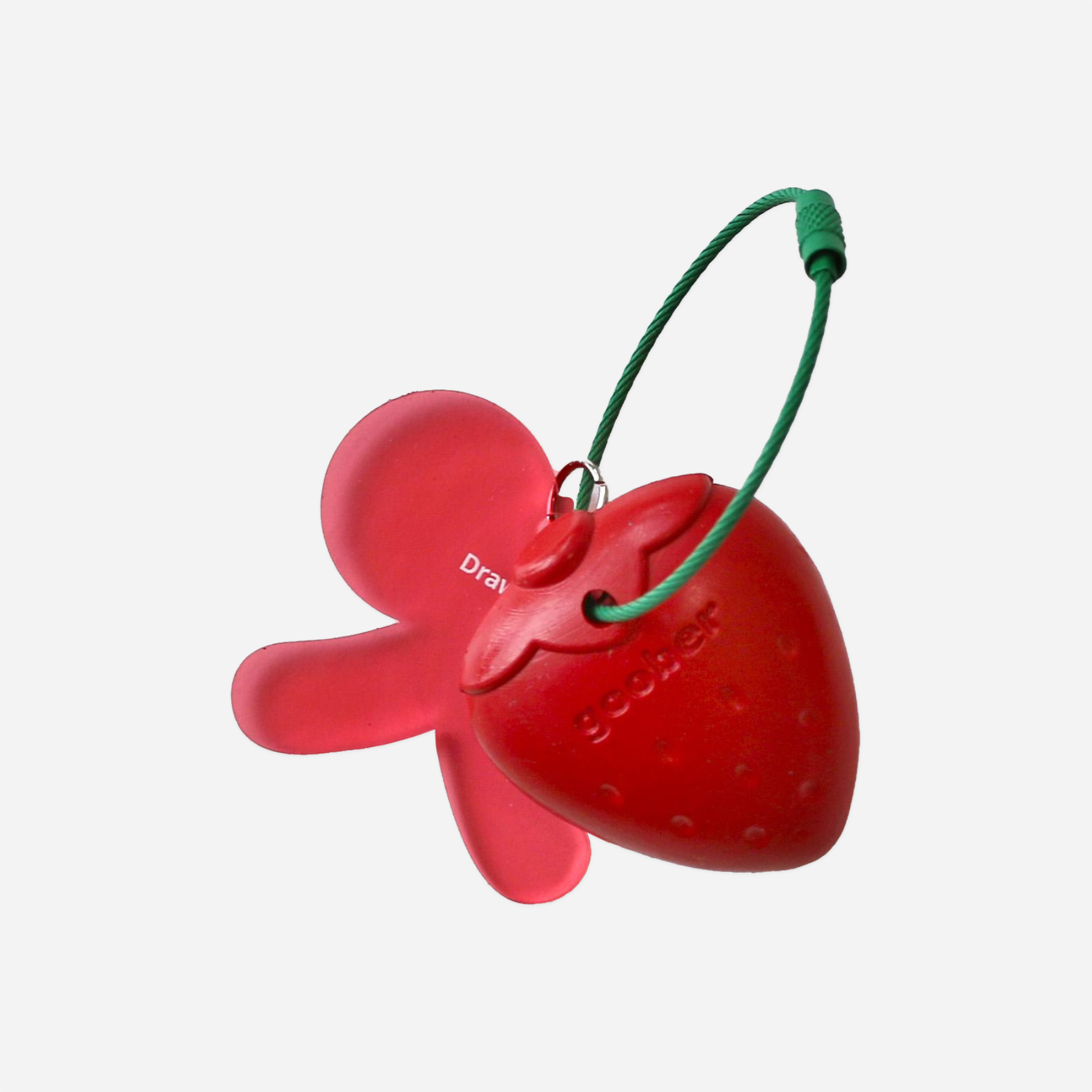 Raktų pakabukas. Strawberry Crayon Keyring